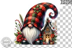 Christmas Gnome Sublimation - Clipart PNG Design Product Image 1