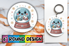 Joyful Ornaments Round Style, Cute Christmas Product Image 1