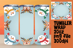 Customizable 20oz Tumbler File , Christmas Product Image 1