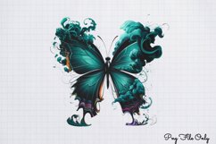 Smoke Butterflies Clipart PNG Product Image 1