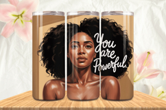 Black Girl Magic Black Woman Positive mind 20oz Tumbler wrap Product Image 1
