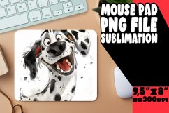 Playful PeekaBoo Dog Charm Whimsy Joy Sublimation Mousepad Product Image 1