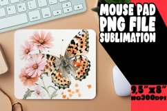 Floral Fluttering Harmony Mouse Mat Product Image 1