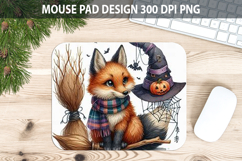 Watercolor Fox Mouse Pad Sublimation - Animal PNG Product Image 1