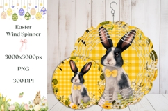 Easter Animals Wind Spinner, Cute Easter Bunny Wind Spinner Product Image 1