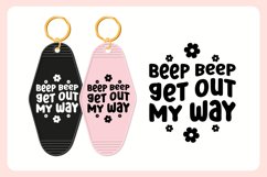 Funny Driving Motel Keychain SVG Vol.2 | Beep Beep Get Out Product Image 3