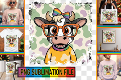 LUMINOUS TSHIRT Designs Ideas, Cute Cow Product Image 1