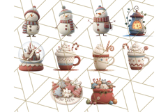 Santa Claus Clipart, North Pole Holiday PNG Graphics Product Image 6