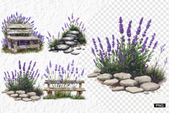 Summer Wildflowers PNG Product Image 1