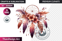 Romantic Flower clipart Rose gold Valentine floral PNG Product Image 1