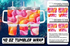 Bold Color 3D Tumbler Design Product Image 1
