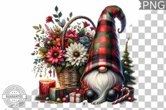 Christmas Gnome Sublimation - Clipart PNG Design Product Image 1
