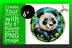 Charming Round Design for Sublimation , Animals Product Image 1