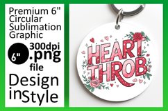 Playful Circle Design Coaster PNG , Valentines Product Image 1