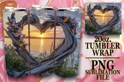 Heartland Treasures: Heart Frame Sublimation Product Image 1