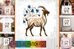 Sweet TOTE BAG Art Ideas PNG, Flower Animals Product Image 1