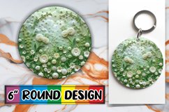 Sophisticated 3D Flower Circle Designs Product Image 1