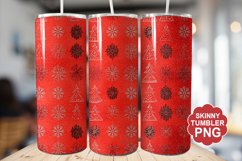 Christmas Red Tumbler | Christmas Tumbler Wrap Product Image 1