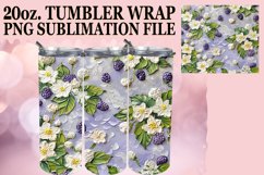 Blooming 3D Tumbler Wrap Art Product Image 1