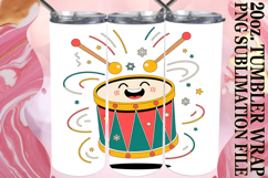 RADIANT SPIRIT 20oz TUMBLER WRAP, Cute Christmas Product Image 1