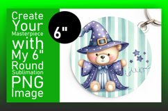 Colorful Circle Design Car Coaster , Teddy Bear Product Image 1