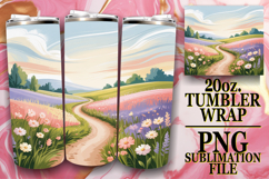 PRESENT OF HAPPINESS 20oz TUMBLER WRAP, Spring Product Image 1