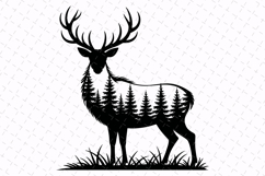 Deer Svg Design | Svg Cut File Product Image 1
