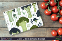 Cutting Board Design | Stripes | broccoli Product Image 1