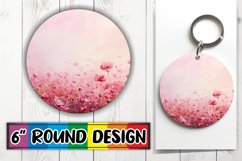 Springtime Symphony Sublimation Circle Design Petal Product Image 1