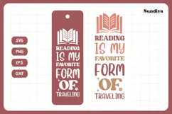 Bookmark Saying SVG | Funny Book Lovers - Traveling Product Image 3