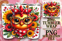 JOYFUL ESCAPES 20oz TUMBLER WRAP, Cute Animals Product Image 1