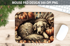 Dog Mouse pad Sublimation - Thanksgiving PNG Design Product Image 1