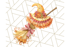 Kawaii Halloween Clipart Cute Kids and Candy Elements Png Product Image 2