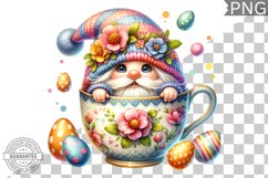 Easter Gnome Sublimation - Clipart PNG Design Product Image 1