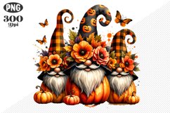 Halloween Gnomes Sublimation - Clipart PNG Design Product Image 1