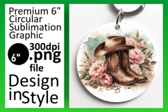 Gorgeous Round Design Car Coaster Template , Western Product Image 1