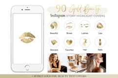 90 Beauty Gold Instagram Story Highlight Icon Cover Product Image 1