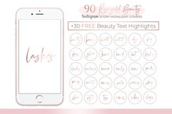 90 Beauty Rosegold Pink Instagram Story Highlight Icon Cover Product Image 3