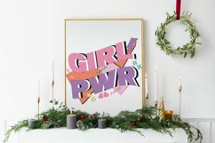 90’s Retro Girl PWR Retro PNG Sublimation Product Image 5