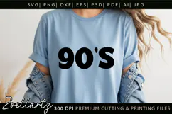 Retro Vintage 90'S Vibe SVG 90 Birthday SVG Disco Party SVG Product Image 2