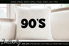 Retro Vintage 90'S Vibe SVG 90 Birthday SVG Disco Party SVG Product Image 3