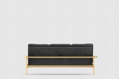 Isometric Arm Chair 3D isolated render Product Image 1