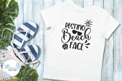 Resting beach fave SVG, Funny summer beach SVG file Product Image 2