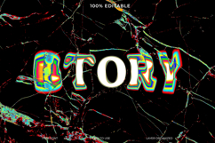 Vibrant Story Text Design on a Crackled Marble Background Product Image 1