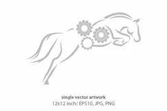 horse gears, vector Product Image 1