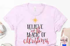 Believe in the magic of christmas - Christmas SVG EPS DXF Product Image 3