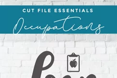 Love my job Dietitian svg- a Dietitian SVG file for crafters Product Image 5