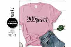 16 Birthday Shirt SVG, Gift SVG, Friends Gift SVG, Girl SVG Product Image 1