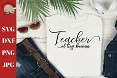 Teacher of tiny humans svg, teacher shirt, funny teacher quo Product Image 1