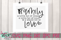Family a Little Bit of Crazy - A Family SVG Product Image 2